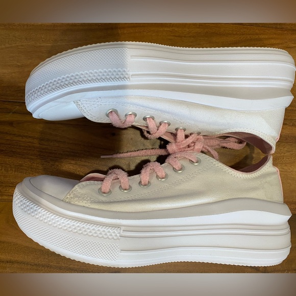 💗 🇰🇷 pink & white Converse All Star Move CX Platforms, from South Korea, 8.5 - Picture 6 of 11